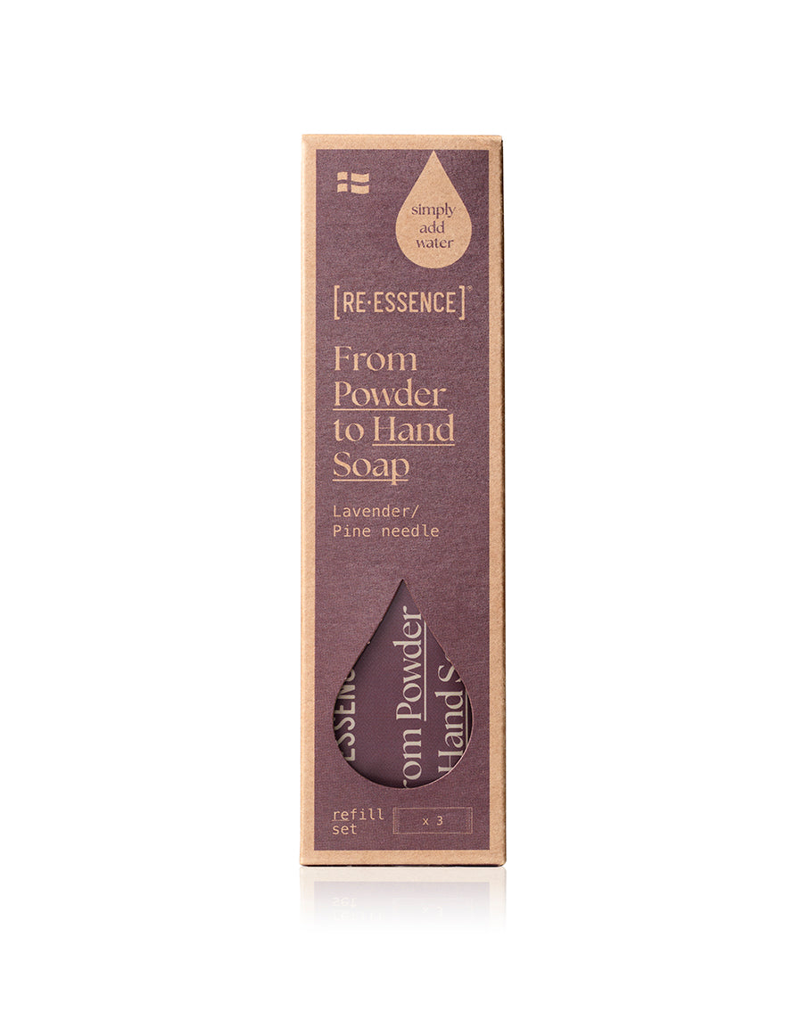 Håndsæbe refill, 3 stk - lavendel/fyrretræ